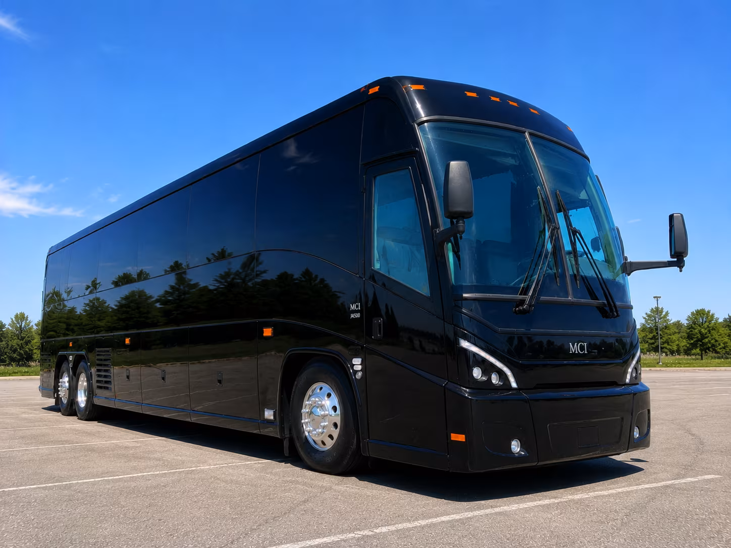 charter buses for east pittsburgh suburb prom groups heading downtown